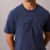 Klassisches T-Shirt mit geprägtem Monogram
