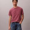 Klassisches T-Shirt mit geprägtem Monogram