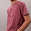 Klassisches T-Shirt mit geprägtem Monogram