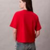 Klassisches T-Shirt mit gesticktem Logo