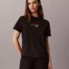 Klassisches T-Shirt mit Herz-Logo