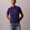 Klassisches T-Shirt mit Herz-Logo