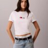 Klassisches T-Shirt mit Herz-Logo