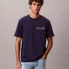 Klassisches T-Shirt mit kleinem Schriftzug-Logo