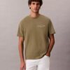 Klassisches T-Shirt mit kleinem Schriftzug-Logo