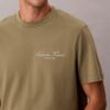 Klassisches T-Shirt mit kleinem Schriftzug-Logo