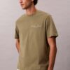 Klassisches T-Shirt mit kleinem Schriftzug-Logo