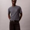 Klassisches T-Shirt mit Logo-Kreis-Grafik Klassisches T-Shirt mit Logo-Kreis-Grafik