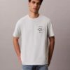 Klassisches T-Shirt mit Logo-Kreis-Grafik Klassisches T-Shirt mit Logo-Kreis-Grafik