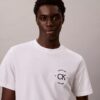 Klassisches T-Shirt mit Logo-Kreis-Grafik Klassisches T-Shirt mit Logo-Kreis-Grafik