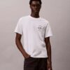 Klassisches T-Shirt mit Logo-Kreis-Grafik Klassisches T-Shirt mit Logo-Kreis-Grafik