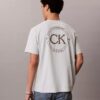 Klassisches T-Shirt mit Logo-Kreis-Grafik Klassisches T-Shirt mit Logo-Kreis-Grafik