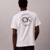 Klassisches T-Shirt mit Logo-Kreis-Grafik Klassisches T-Shirt mit Logo-Kreis-Grafik