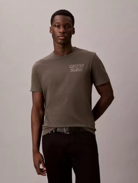 Klassisches T-Shirt mit Retro-Logo-Grafik
