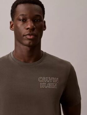 Klassisches T-Shirt mit Retro-Logo-Grafik