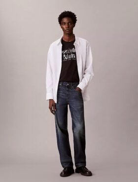 Klassisches T-Shirt mit Schatten-Logo-Grafik