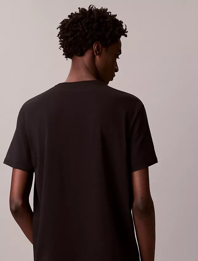 Klassisches T-Shirt mit Schatten-Logo-Grafik Klassisches T-Shirt mit Schatten-Logo-Grafik