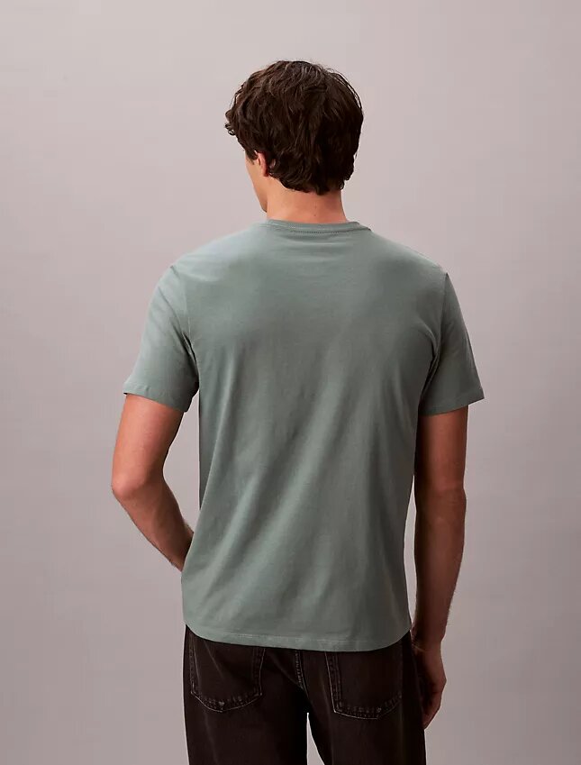 Klassisches T-Shirt mit Schatten-Logo-Grafik Klassisches T-Shirt mit Schatten-Logo-Grafik