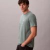 Klassisches T-Shirt mit Schatten-Logo-Grafik Klassisches T-Shirt mit Schatten-Logo-Grafik