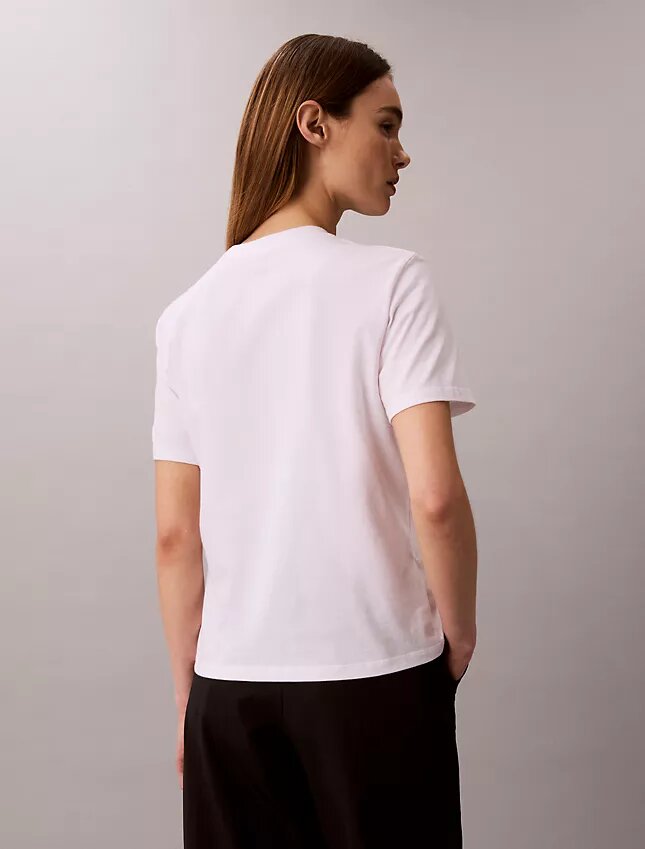 Klassisches T-Shirt mit Schriftzug-Logo Klassisches T-Shirt mit Schriftzug-Logo