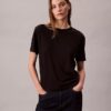 Klassisches T-Shirt mit Supima-Baumwoll-Emblem-Logo