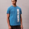 Klassisches T-Shirt mit vertikalem Logo