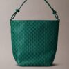 Kleine Beuteltasche mit durchgehendem Emblem-Logo und Beutel Kleine Beuteltasche mit durchgehendem Emblem-Logo und Beutel