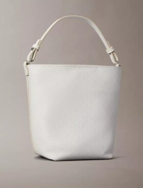 Kleine Beuteltasche mit durchgehendem Emblem-Logo und Beutel