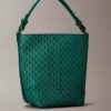 Kleine Beuteltasche mit durchgehendem Emblem-Logo und Beutel Kleine Beuteltasche mit durchgehendem Emblem-Logo und Beutel