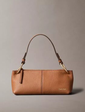 Kleine, lässige, wandelbare Ledertasche