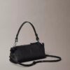 Kleine, lässige, wandelbare Ledertasche