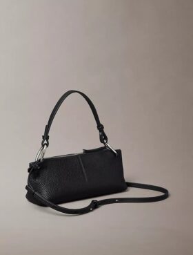 Kleine, lässige, wandelbare Ledertasche