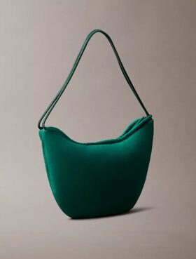 Kleine Nylon-Halbmondtasche