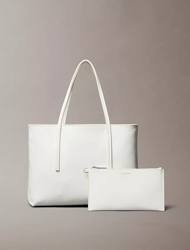 Kleine Tasche mit durchgehendem Emblem-Logo-Print und Beutel Kleine Tasche mit durchgehendem Emblem-Logo-Print und Beutel