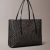 Kleine Tasche mit durchgehendem Emblem-Logo-Print und Beutel Kleine Tasche mit durchgehendem Emblem-Logo-Print und Beutel