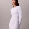 Konturiertes, schmales Midikleid