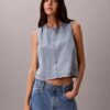 Kürzliches Denim-Oberteil