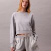 Kürzliches Sweatshirt aus French Terry in lockerer Passform