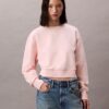 Kürzliches Sweatshirt aus French Terry in lockerer Passform