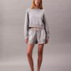 Kürzliches Sweatshirt aus French Terry in lockerer Passform