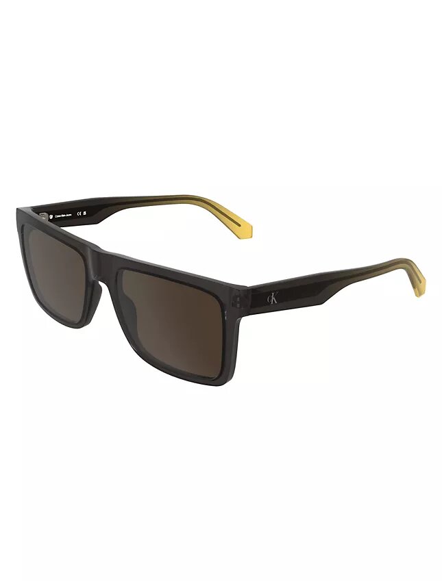 Kultige Monogram-Sonnenbrille in modifizierter Rechteckform Kultige Monogram-Sonnenbrille in modifizierter Rechteckform