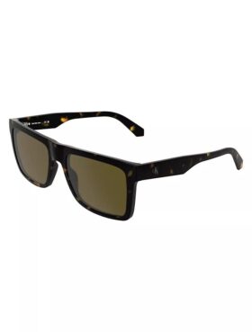 Kultige Monogram-Sonnenbrille in modifizierter Rechteckform
