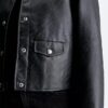 Kunstleder-Hemdjacke