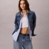 Kurze Denim-Trucker Jacket