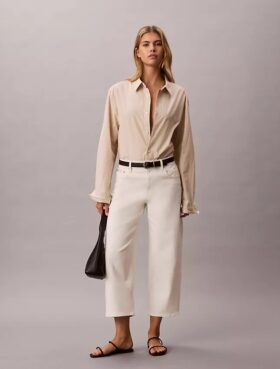 Kurze Hose mit geradem Bein