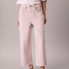 Kurze Jeans mit weitem Bein