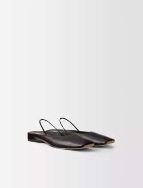 Lana Ballerinas aus Leder als flache Schuhe
