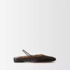 Lana Flache Schuhe aus Seidensatin