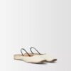 Lana Flache Schuhe aus Seidensatin