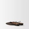 Lana Flache Schuhe aus Seidensatin